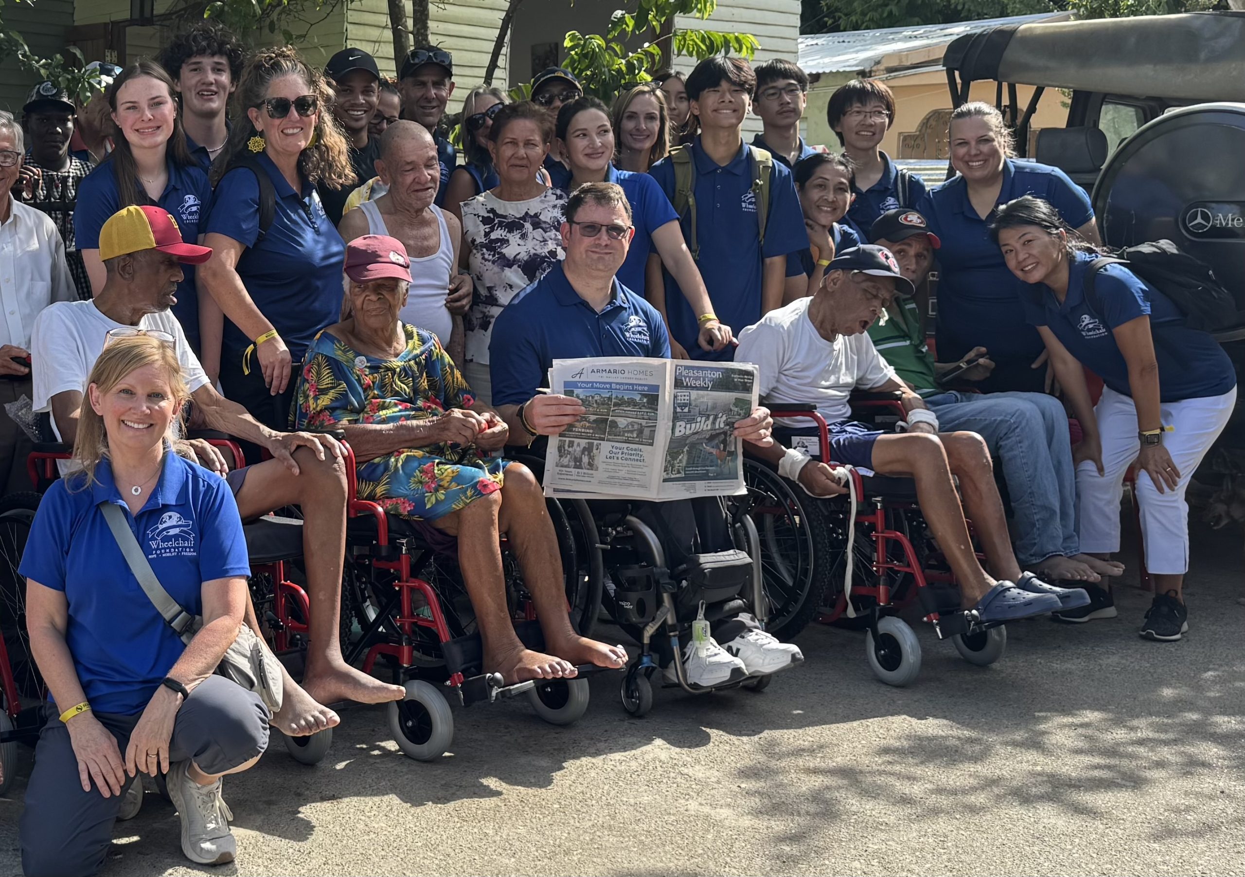 Wheelchair Foundation distribution event photos